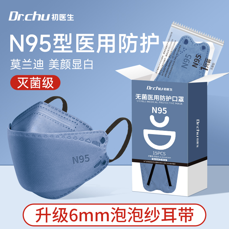 初医生6mm泡泡纱耳带灭菌医用