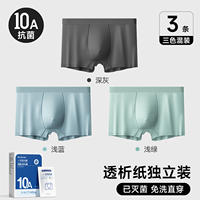 Doctor Chu Men's disposable underwear, men's style, flat Angle pure cotton sterilized travel disposable pants, large size shorts thumbnail 3