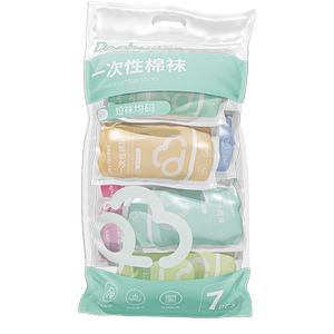 女童一次性袜子儿童纯棉夏季透气薄款日抛免洗压缩旅游旅行长短筒