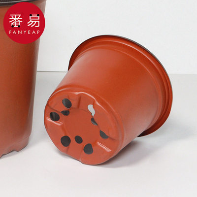 pn001双色花盆种植育苗花盆家用营养钵塑料加厚育苗袋园艺绿