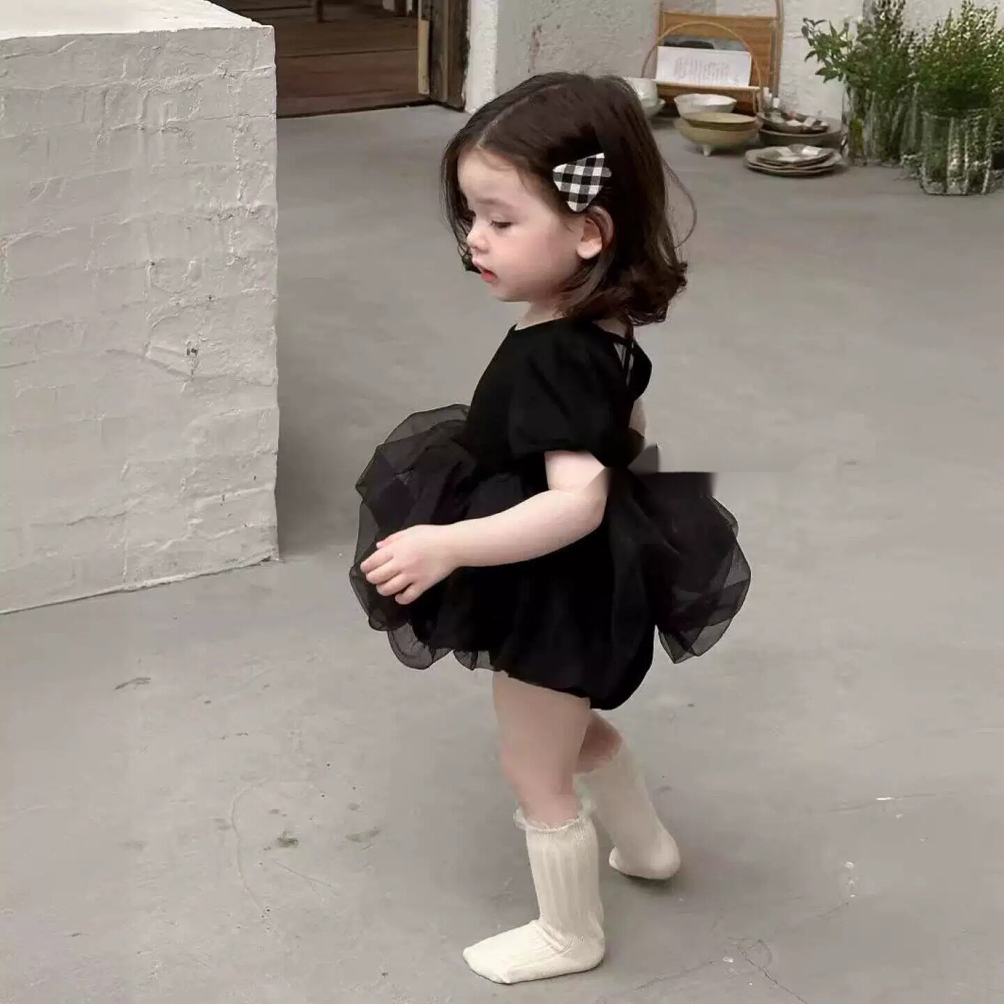 2026夏新女宝宝甜美周岁芭蕾舞裙生日写真纱纱裙爬服连体服哈衣