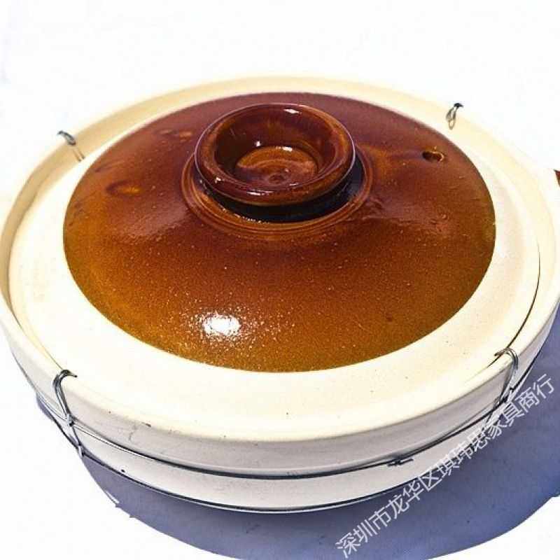 煲仔饭专用砂锅传统土砂锅绑铁丝打边炉炖锅黄焖鸡米饭耐高温碳