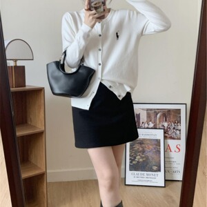 宽松针织开衫外套女春秋季薄毛衣外搭小披肩短款长袖上衣冬季打底