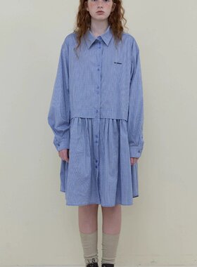 nocontent韩版显瘦休闲连衣裙女