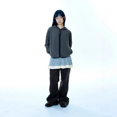 韩国coyseio宽松休闲连帽卫衣女