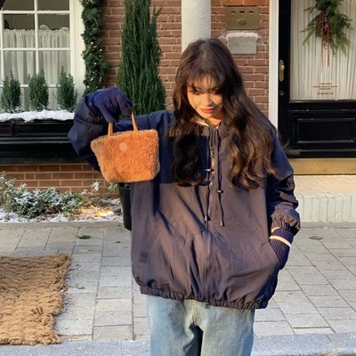 休闲裤2025年冬季连帽拉链卫衣韩