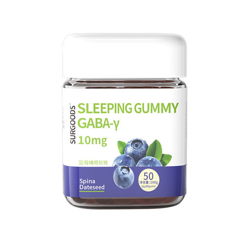 蓝莓睡眠软糖搭褪黑素片安助眠瓶小熊γ氨基丁酸正品官方店nn
