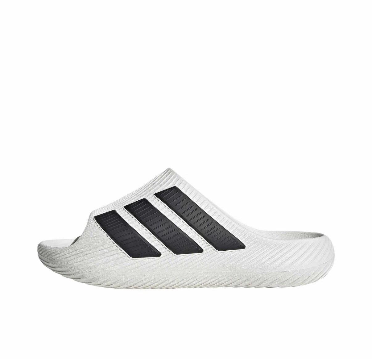 adidas Purechill Slide 拖鞋 舒适防滑日常 白色/黑色嘉兴仓