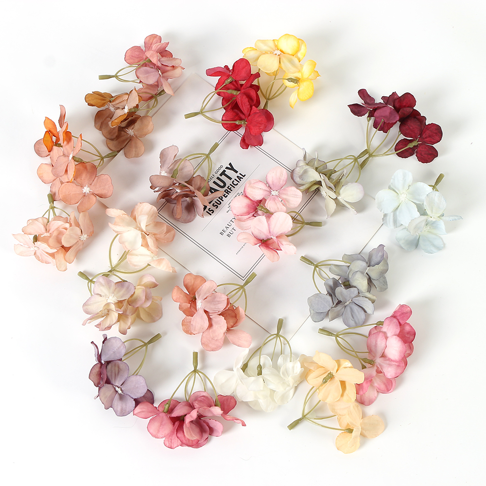 绢花花环花墙装饰绣球花diy手工