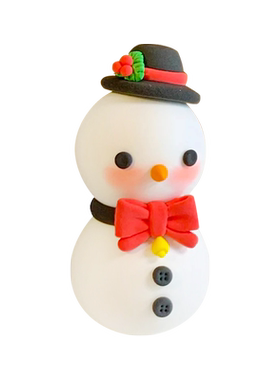 超轻粘土圣诞雪人diy手工材料包