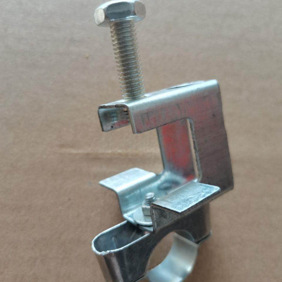 钢结构卡铁皮老虎卡离墙卡kbg线管卡方形卡槽钢固定离墙码工字钢