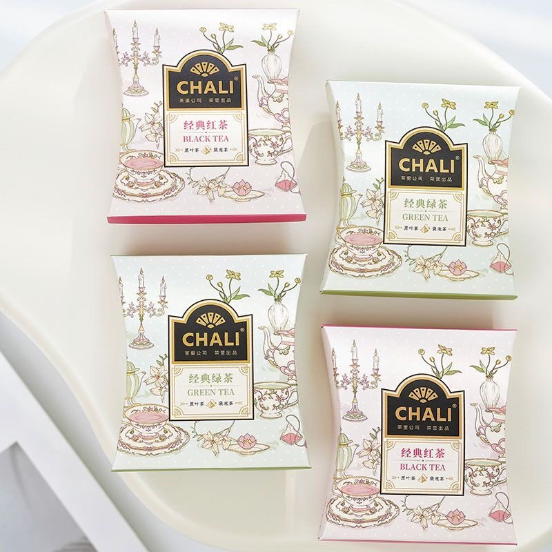 CHALI茶里喜茶伴手礼茶包经典红茶绿茶袋泡茶2枚盒装结婚订婚礼品图片