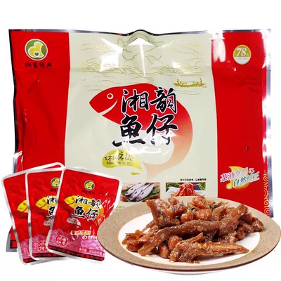 湘韵鱼仔408克毛毛鱼干 休闲礼包张家界景区同款开袋即食下酒菜品