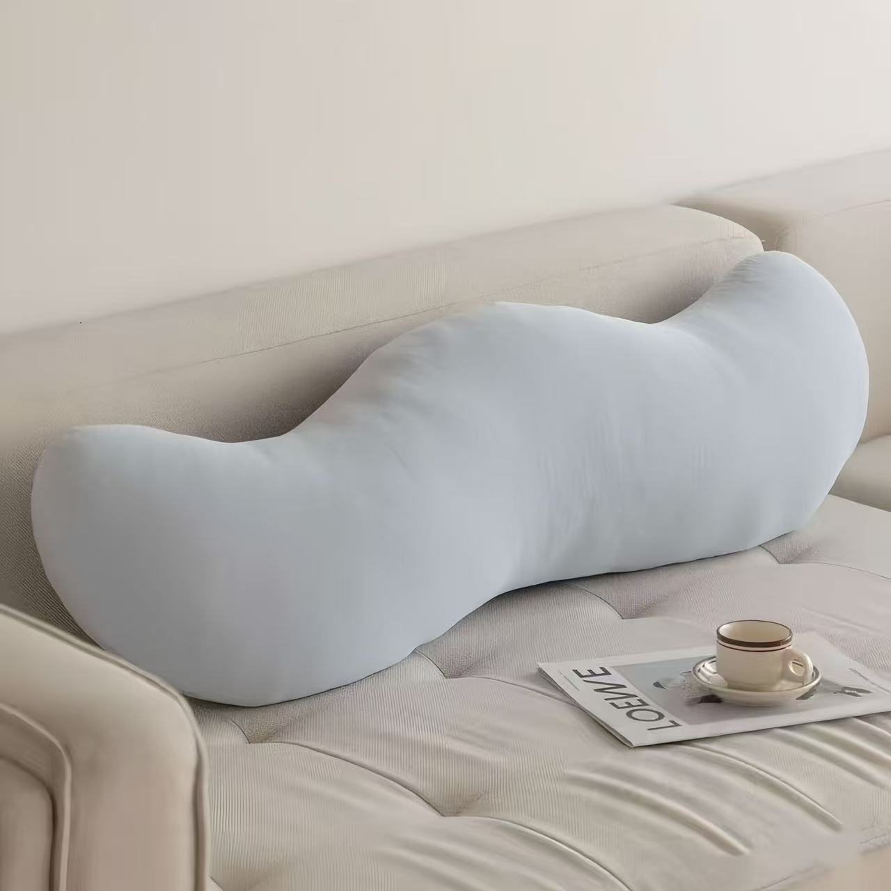 FUANINAIART深睡抱抱枕侧睡神器可拆洗懒人睡觉枕芯一枕多用孕妇