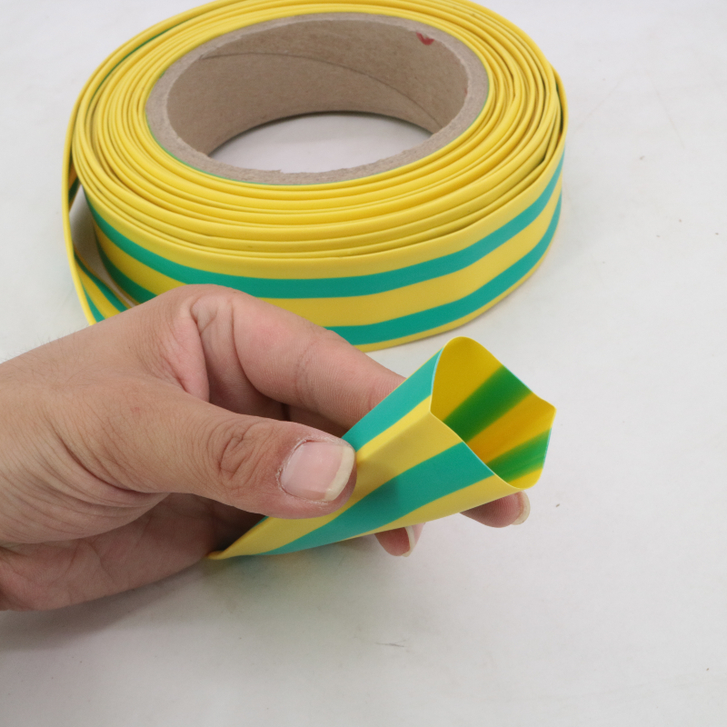 热缩管绝缘套管黄绿双色绝缘防水电线保护接地线热收缩管绝缘套管