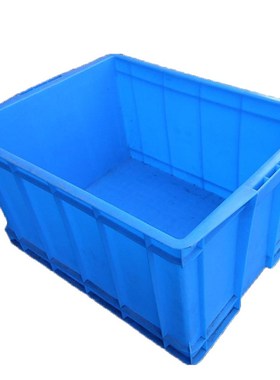 现货供应720塑料周m转箱 塑胶箱子 Pee箱加厚蓝色 注塑