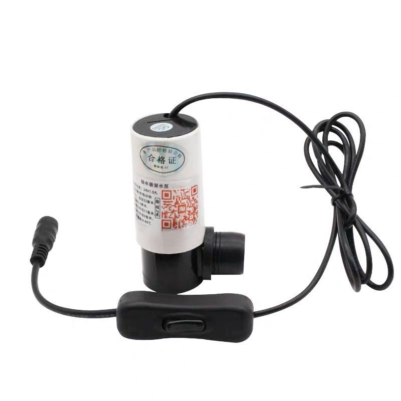 直流dc12v水泵微o型潜水泵棒 开槽机小型水钻水泵打孔机小水泵