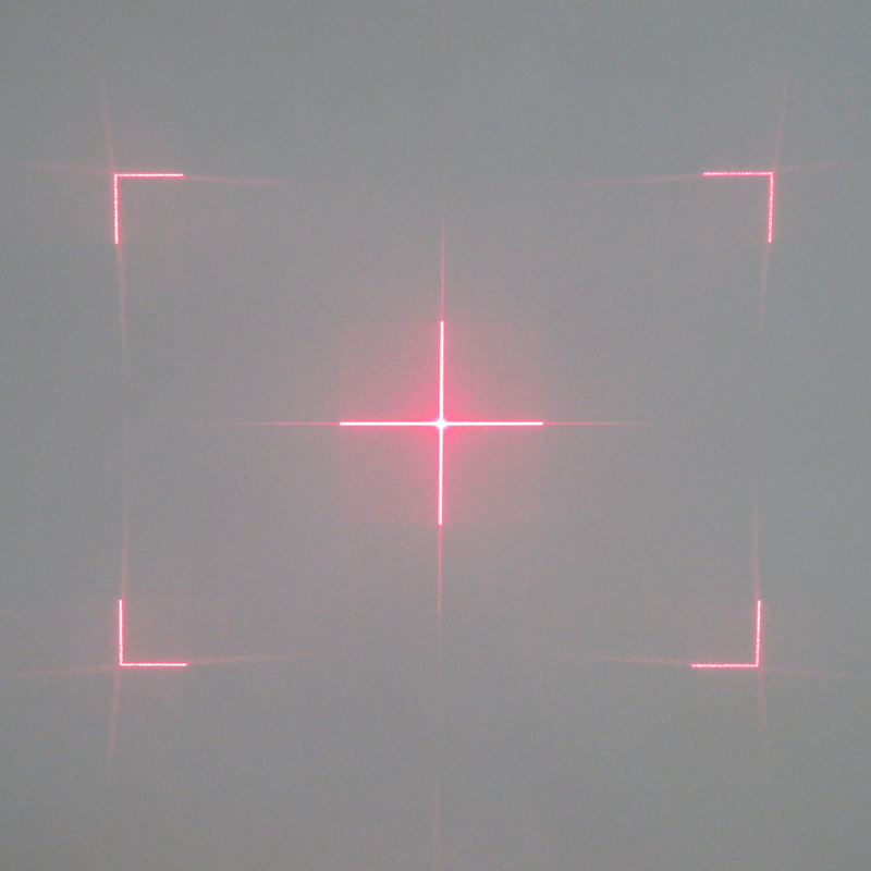 40.6度长方框带十字效果红光绿光蓝光取景器激光器红外线激光灯