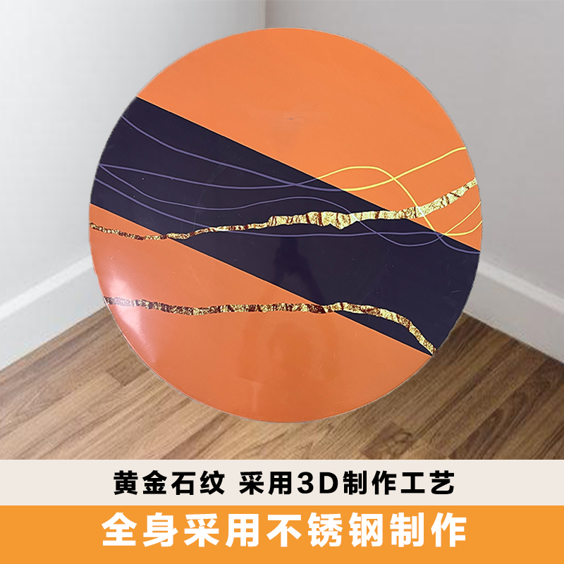 304不锈钢折叠桌子圆形转盘大排档酒席圆餐桌家U用吃饭折叠圆桌