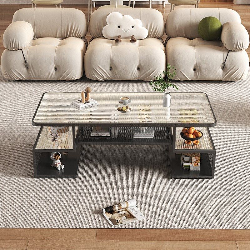 2025新款设计师奶油风钢化玻璃客厅家用沙发茶几小户型轻奢茶几桌,个性定制/设计服务/DIY,明信片定制,淘宝优惠券,粉丝福利购,淘宝优惠卷