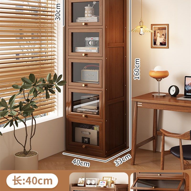 书架置物架落地书柜储物柜一体靠墙桌面收纳家用带门防尘展示柜子,个性定制/设计服务/DIY,明信片定制,淘宝优惠券,粉丝福利购,淘宝优惠卷