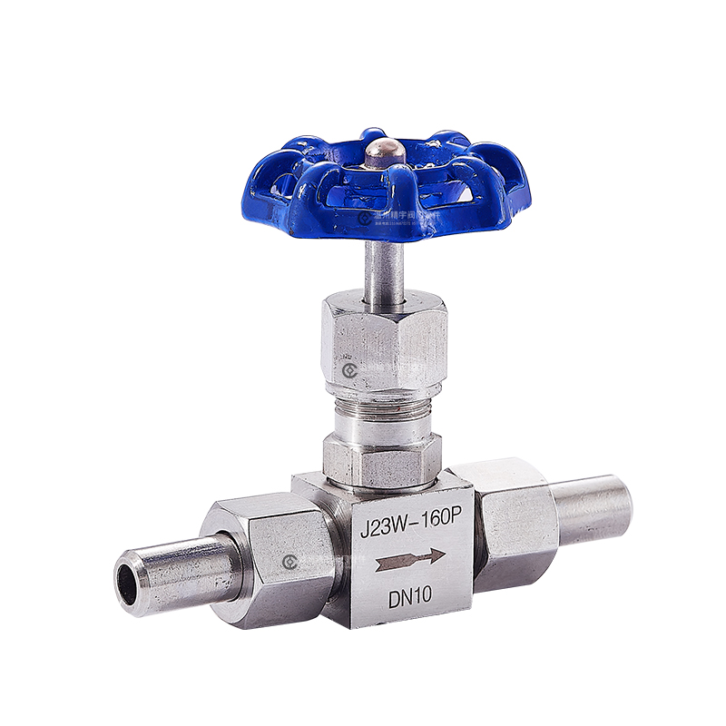 J23W-160P 不锈钢304针型阀 针形阀 双活接 焊接外螺纹压截止阀