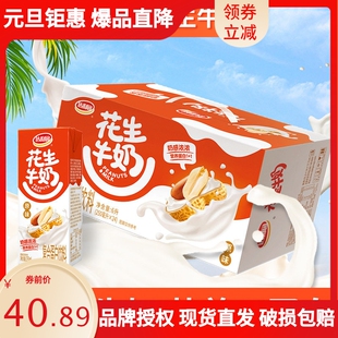 达利园花生牛奶250ml*24瓶 原味核桃味花生早餐奶   植物蛋白饮品