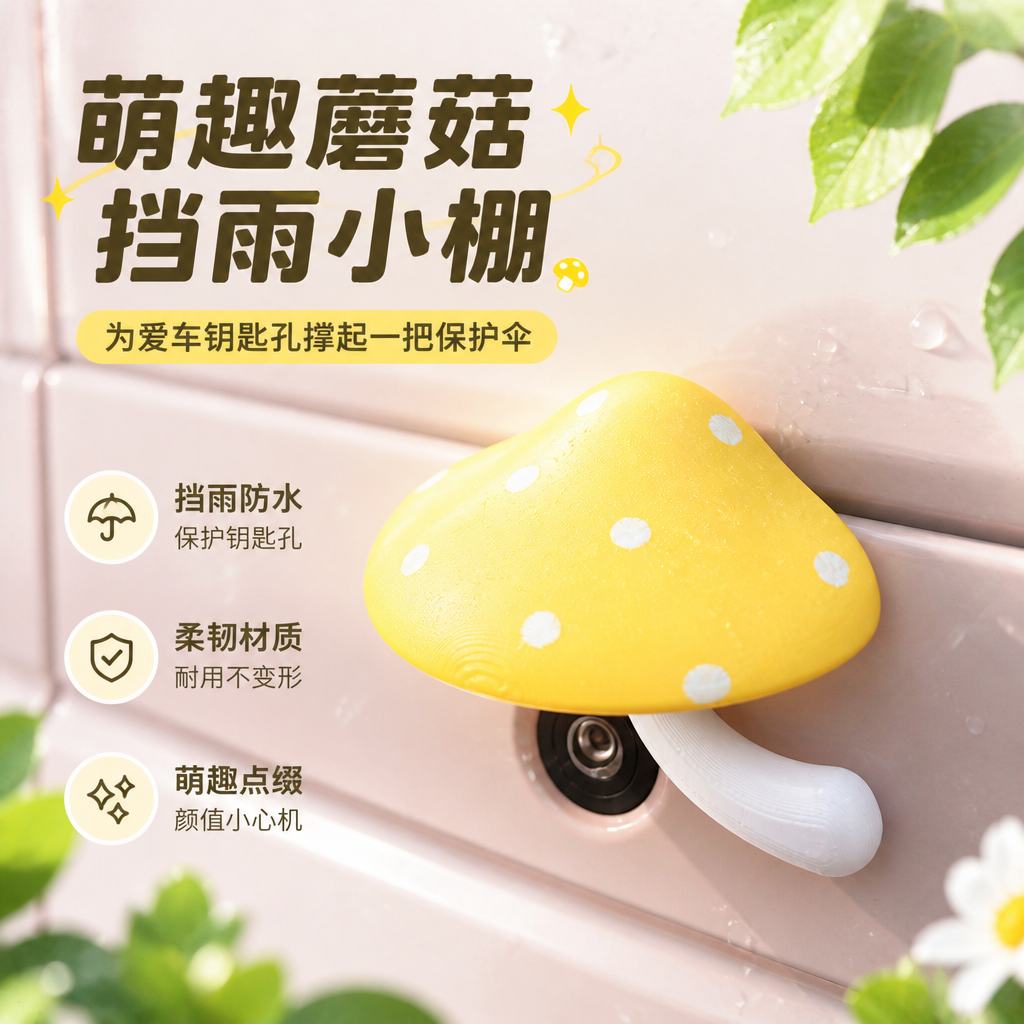 三轮车倒车摄像头防雨挡雨罩
