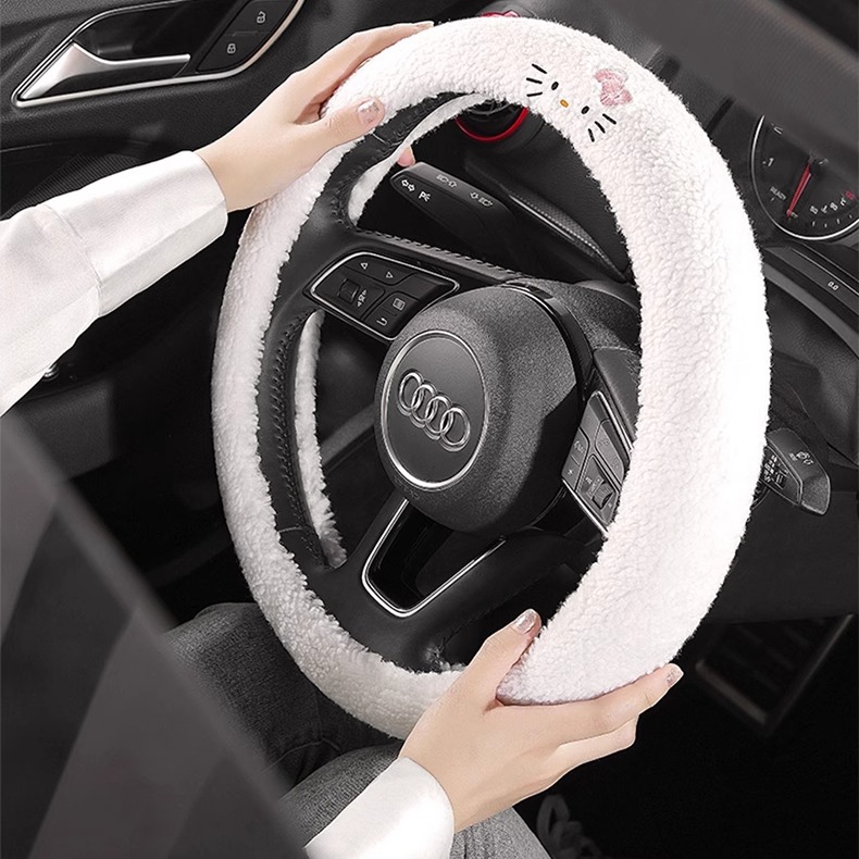 hellokitty通用方向盘套四季通用