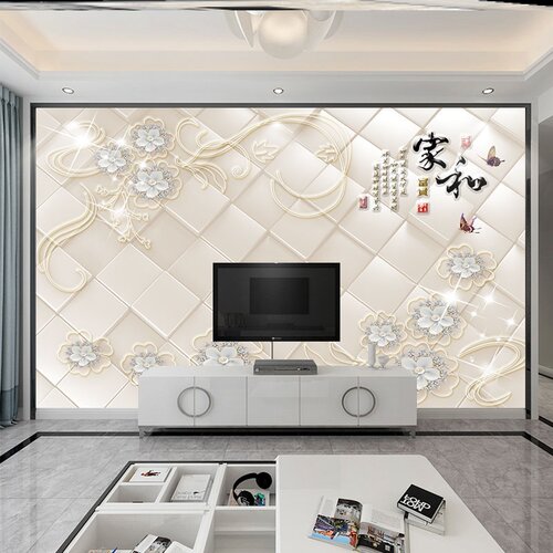 豪华客厅墙纸价格 豪华客厅墙纸图片 星期三