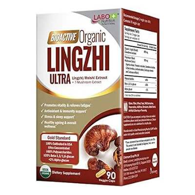 LABO Nutrition Bioactive Organic Lingzhi/Reishi Ultra for