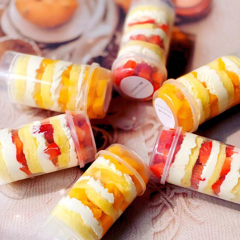 推推乐推桶彩虹冰激凌蛋糕筒diy蛋糕烘焙模具甜品台装饰10个装