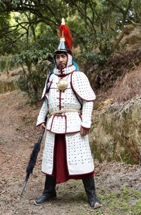 武备寺之清代布面甲 八旗镶白旗布面甲 八旗盔甲 清代棉甲 布面甲