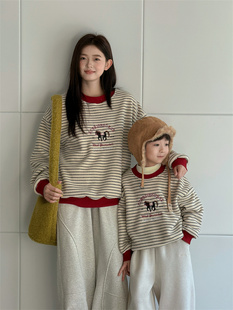 QZ811马年条纹加绒卫衣 顾奈 呼呼专享