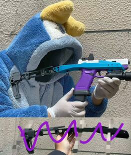 格洛克mcx卡宾套件尾托轻便风格三角洲影袭同款时尚单品装饰