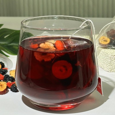 桑葚红枸杞黑枸杞红枣花茶包w女人熬夜养生茶可搭桂圆泡水喝的东