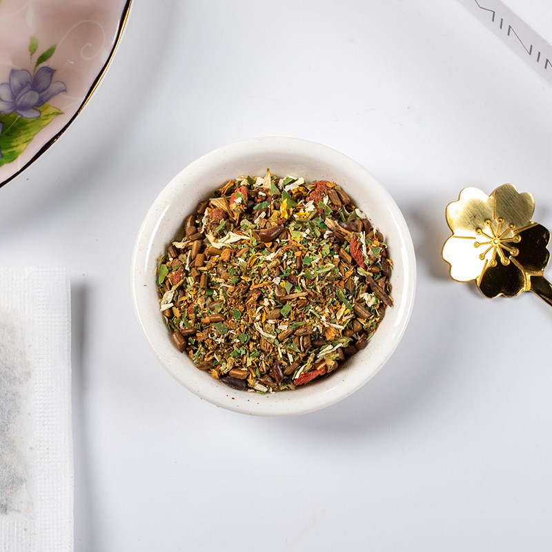 花润心甜菊花决j明子茶枸杞子牛蒡根金银花桂花代用袋泡茶