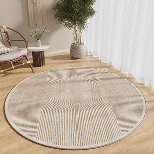 圆形地毯懒人沙发摇椅躺椅垫脚垫客厅防滑地板专用椅子地垫子加厚