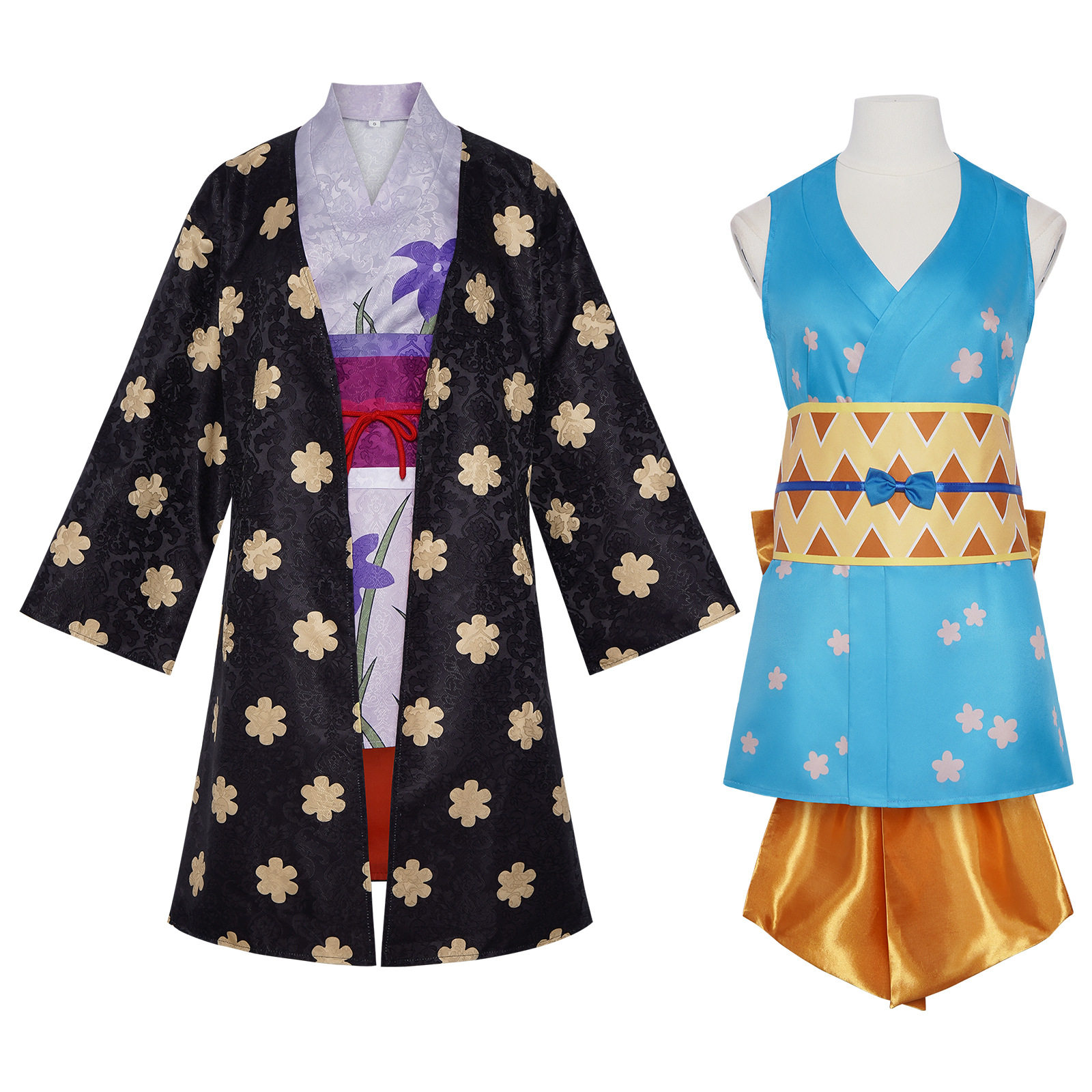 海贼王:和之国篇cos服娜美罗宾和服cosplay暗纹款动漫二次元全套