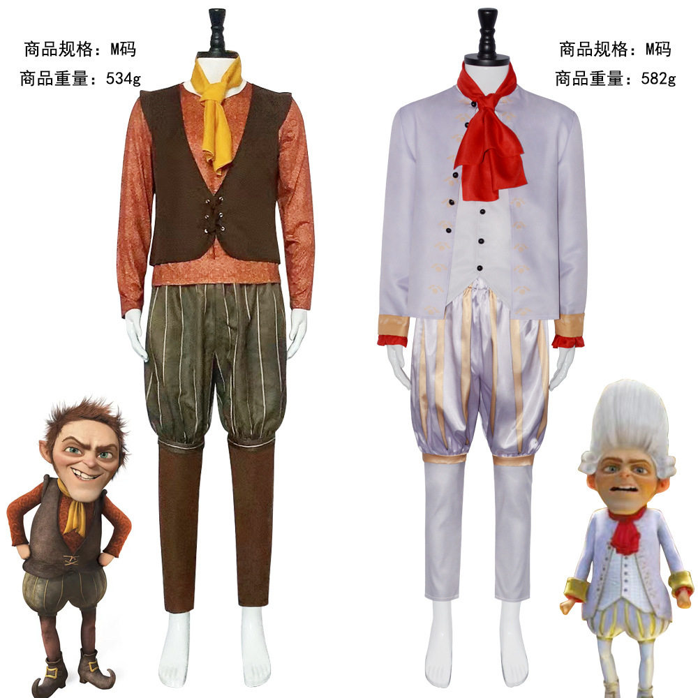 怪物史莱克4侏儒怪cosplay服 侏儒怪cos服合集 万圣节表演服现货