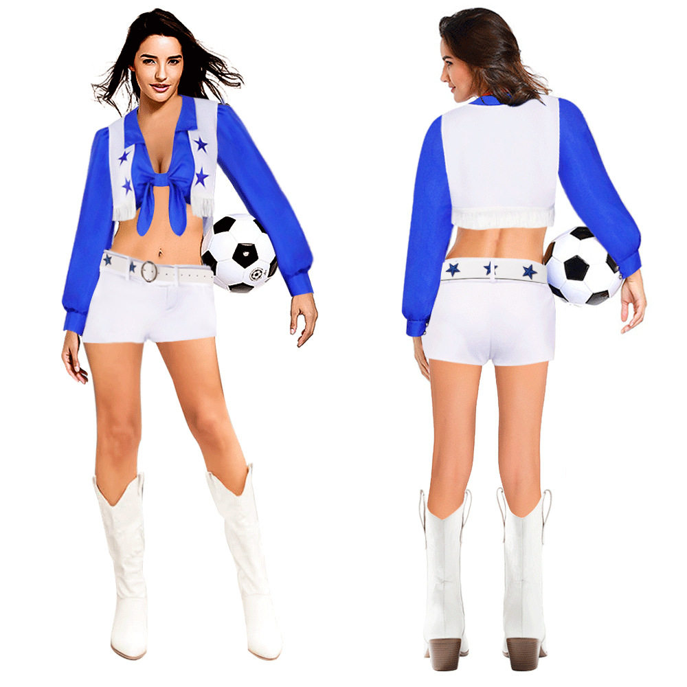 Cheerleaders达拉斯拉拉队团体演出服成人万圣节DS舞台服装