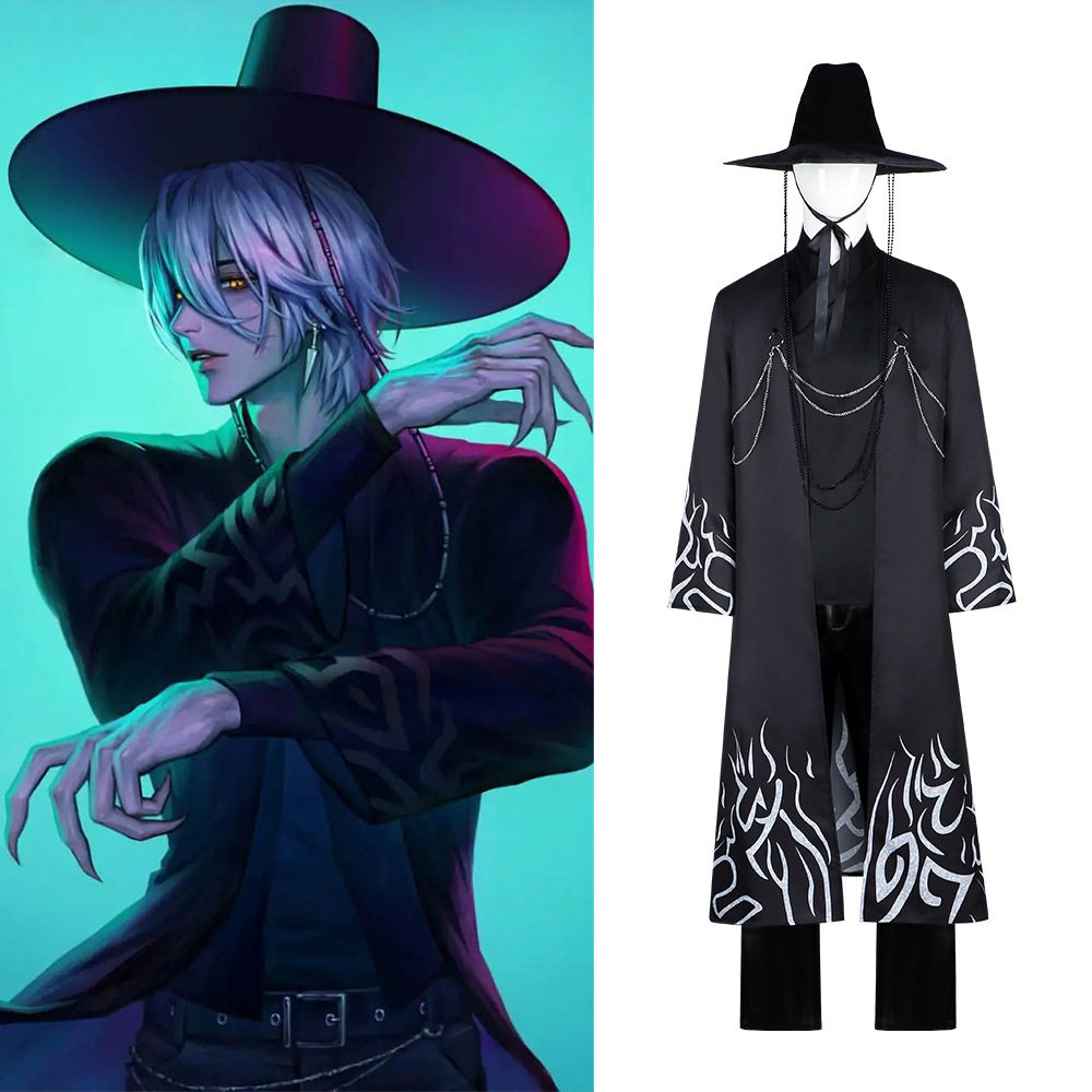 动漫猎魔女团cos服沙加男孩恶魔男团秦宇全套cosplay服舞台扮演服