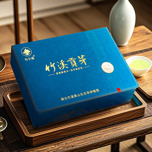 2025新茶湖北十堰竹溪毛尖竹溪绿茶叶上等贡芽茶叶礼盒装送长辈