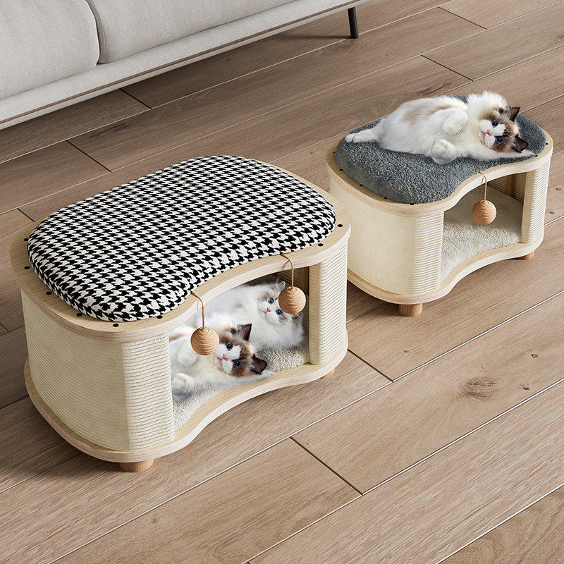 四季通用猫窝凳封闭式冬