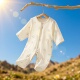 九分袖 纯棉新生儿夏天装 睡衣爬男女宝宝空调服 薄款 婴儿连体衣夏季
