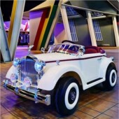 儿童电动车四轮童车宝宝遥控汽车小孩老爷车玩具车可坐人劳斯莱斯