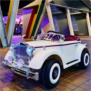 儿童电动车四轮童车宝宝遥控汽车小孩老爷车玩具车可坐人劳斯莱斯