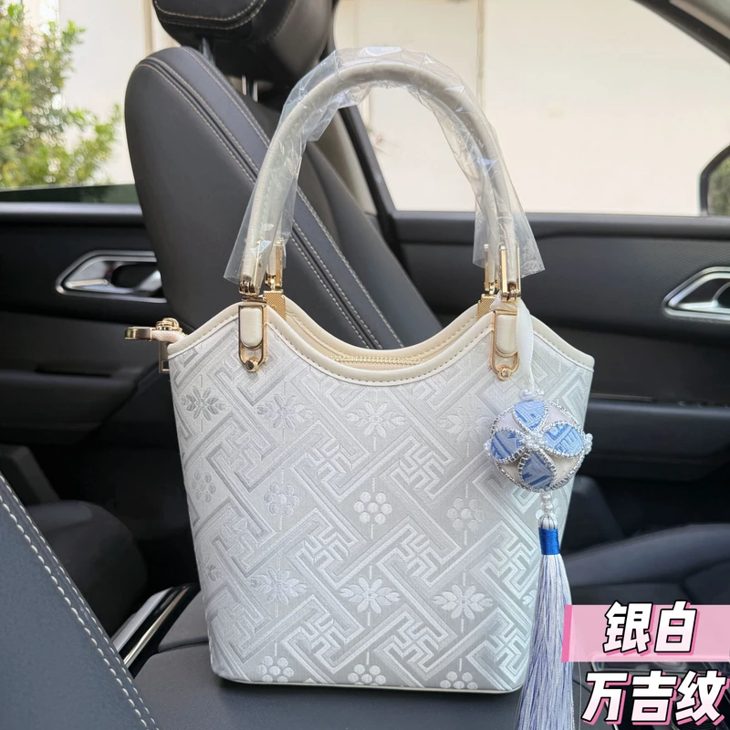 【广西非遗壮锦】菜篮子轻奢百搭斜挎包民族风时尚女士日常小包,箱包皮具/热销女包/男包,手拿包,淘宝优惠券,粉丝福利购,淘宝优惠卷