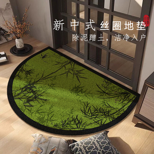 地毯 半圆丝圈入户门垫进门地垫室外大门口外玄关蹭脚垫耐脏新中式