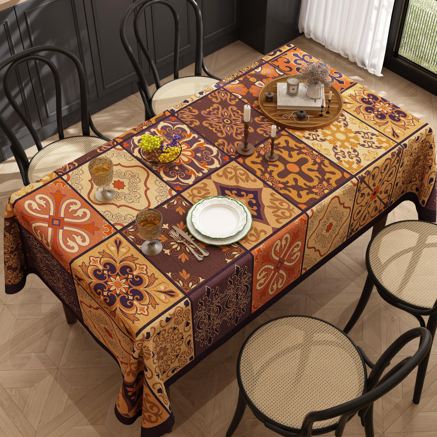 防水防油一擦即净桌布